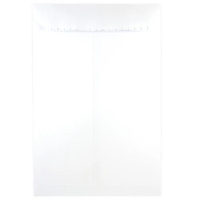 JAM Paper 12" x 15.5" White Open End Commercial Envelopes
