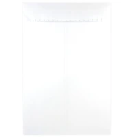 JAM Paper 12" x 15.5" White Open End Commercial Envelopes