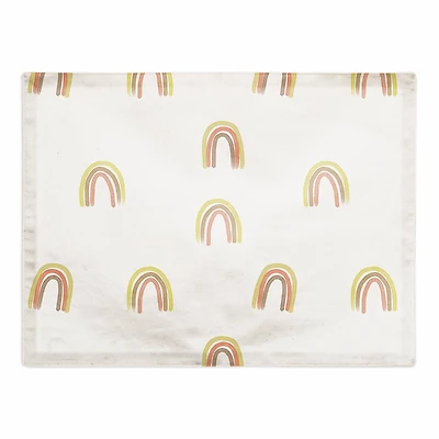 Random Rainbow Pattern Cotton Twill Placemat