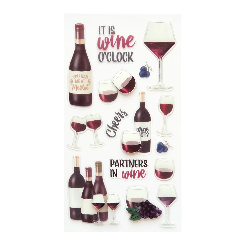Red Wine Stickers by Recollections™