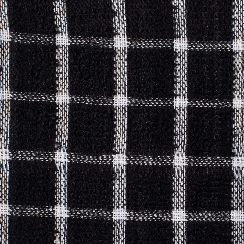 DII® & White Windowpane Terry Dishcloths