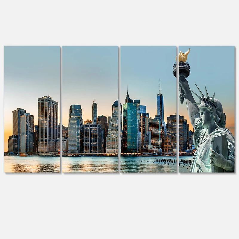 Designart - New York City Skyline Panorama