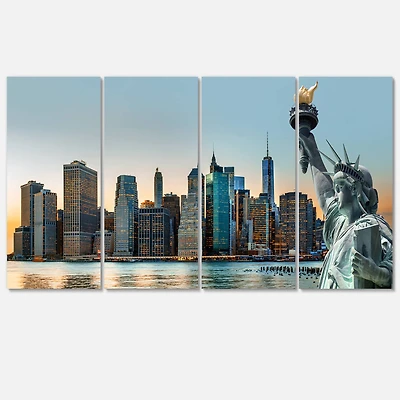 Designart - New York City Skyline Panorama