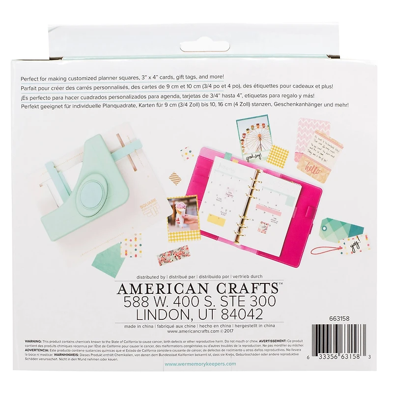 We R Memory Keepers® Square Punch Board