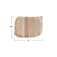 Hello Honey® Natural Rainbow Sandstone Soap Dish with Raw Edge