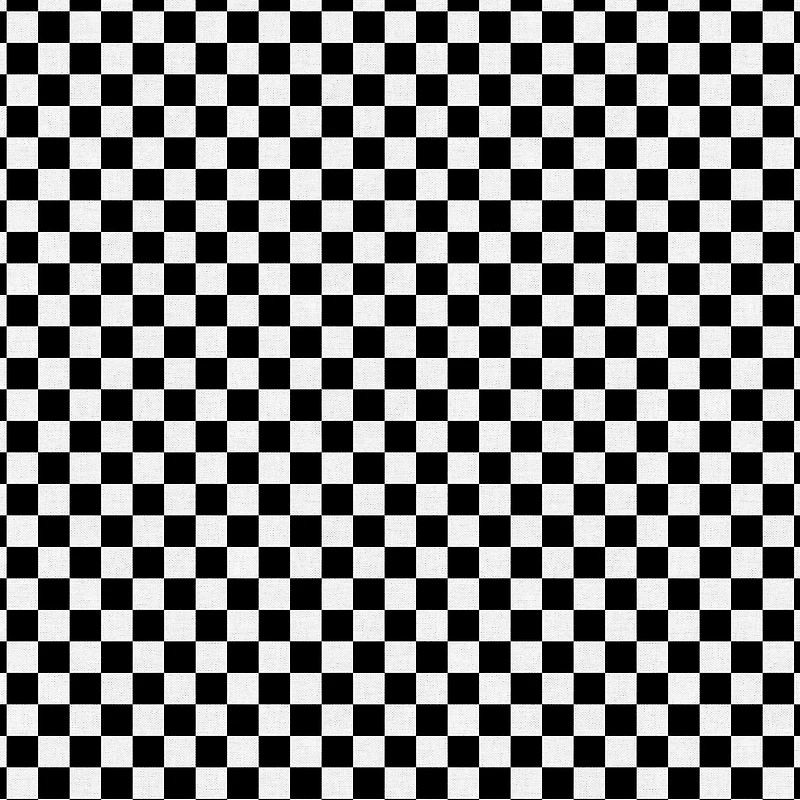 Fabric Editions Black Tile Check Cotton Fabric