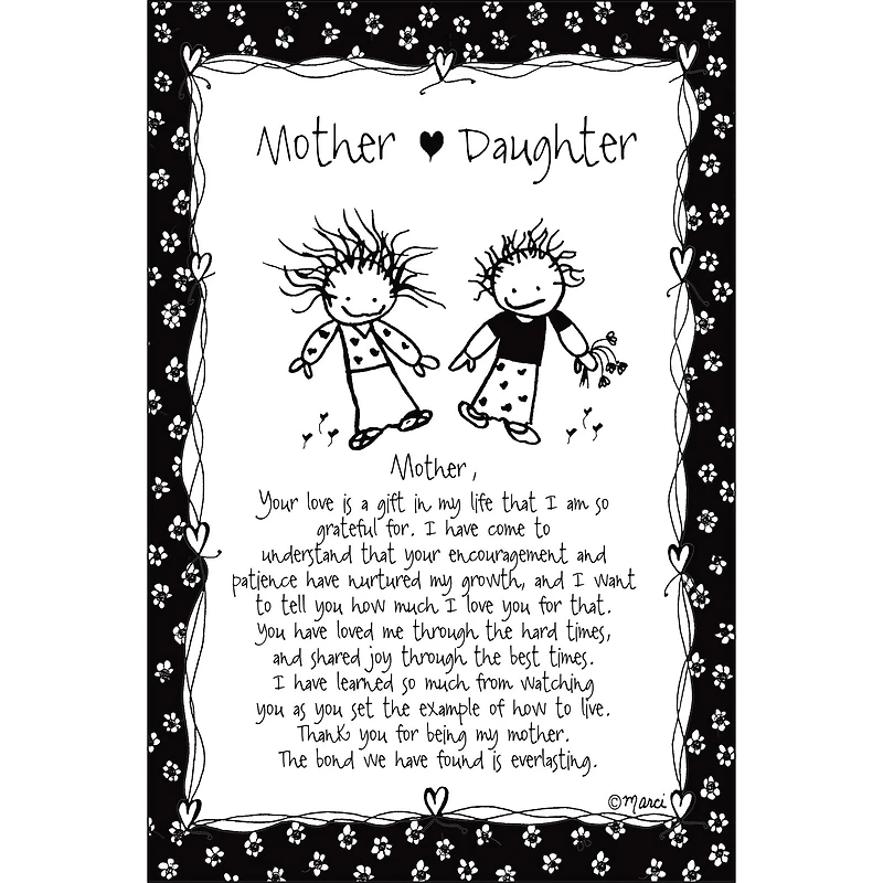 Children of the Inner Light® by Marci Art Mother & Daughter - For Mom Plaque