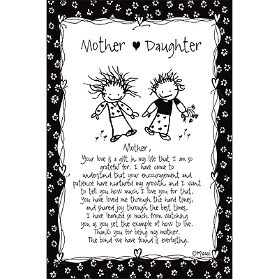 Children of the Inner Light® by Marci Art Mother & Daughter - For Mom Plaque