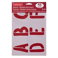 3" Bold Letters Alphabet Stencils by Craft Smart®