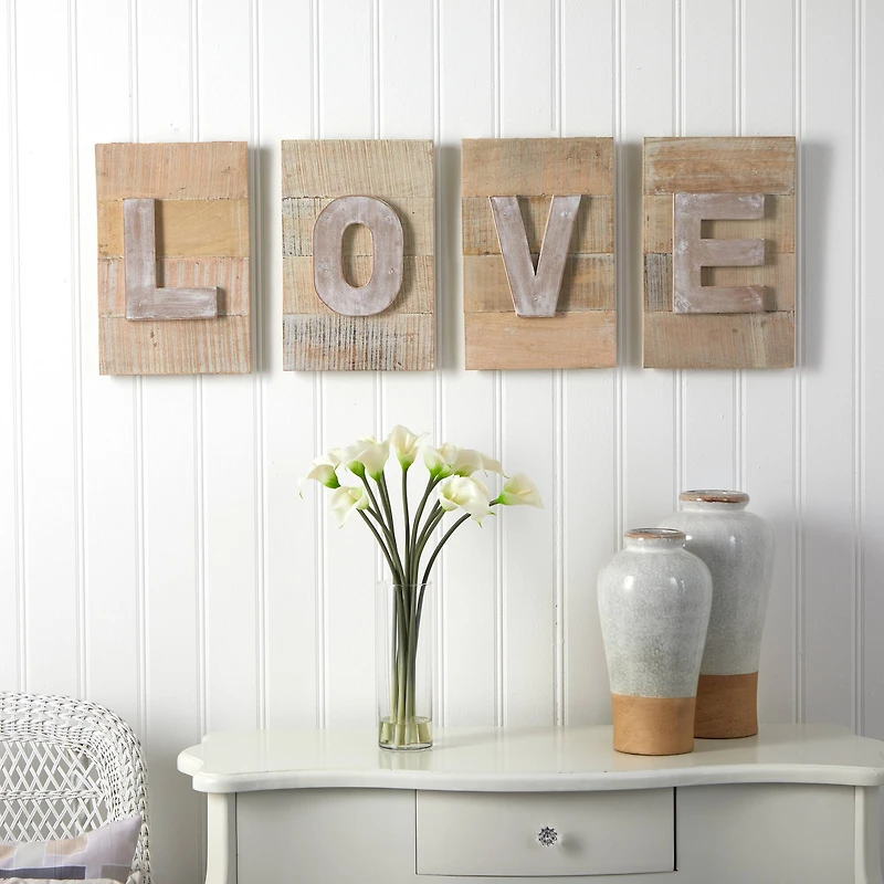 40" Rustic Farmhouse LOVE Wall Art Decor