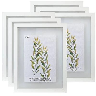 6 Pack: White, 18" x 24", Float Frame by Studio Décor®