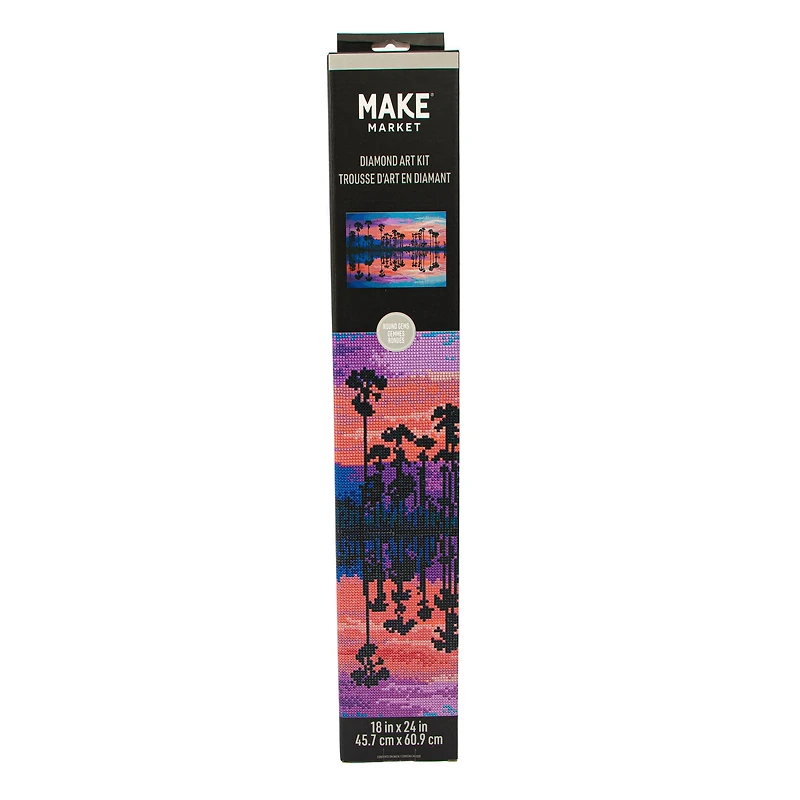 Sunset Palms Diamond Art Kit by Make Market®