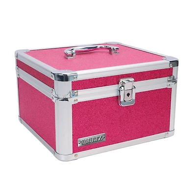 Vaultz Pink Bling Divided Storage Box