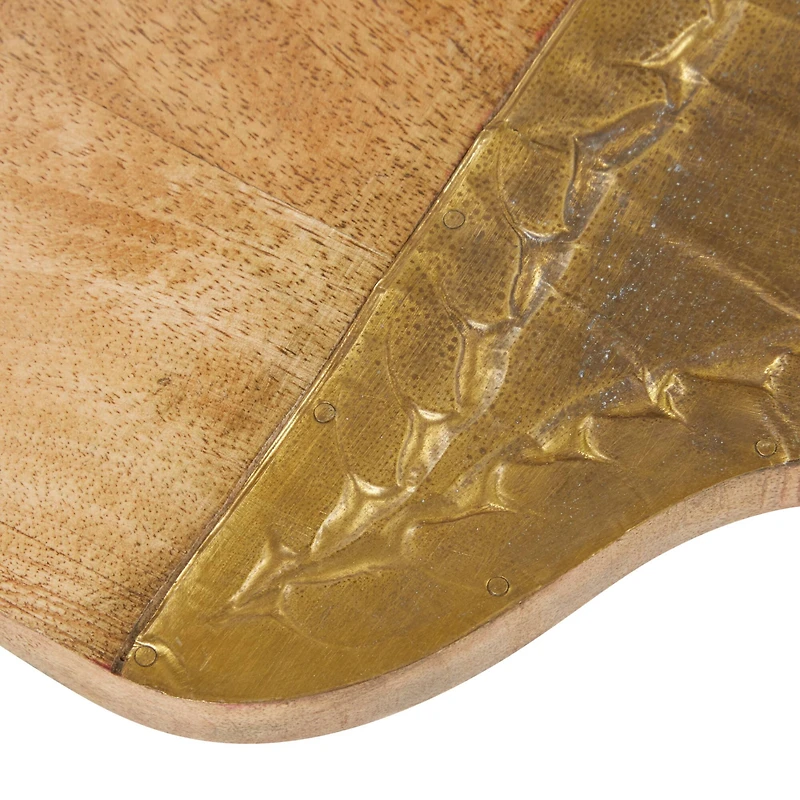 23" x 8" Brown Wood Natural Decorative Cutting Board