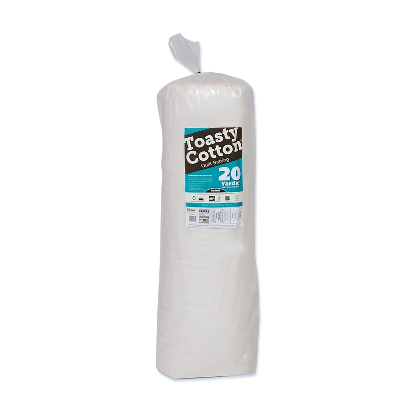Toasty Cotton™ Quilt Batting, 90" x 20yd.