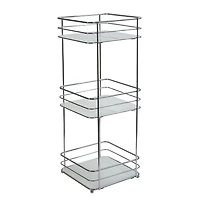 Elle Décor Limoges Collection Chrome 3 Tier Spa Tower