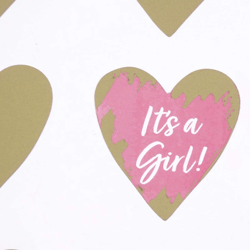 Scratch Heart Baby Girl Stickers by Recollections™