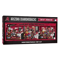MLB Game Day in the Dog House 1,000 Piece Puzzle