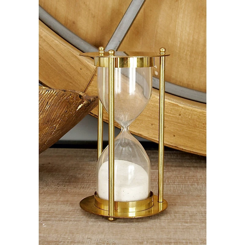 6'' Gold Brass Glam Timer