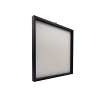 16" x 16" White Plaque with Black Frame by Make Market®