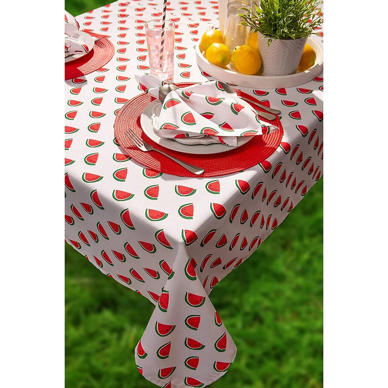 Watermelon Print Outdoor Tablecloth 60" x 84"