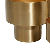 Gold Metal Unique Glam Planter Set