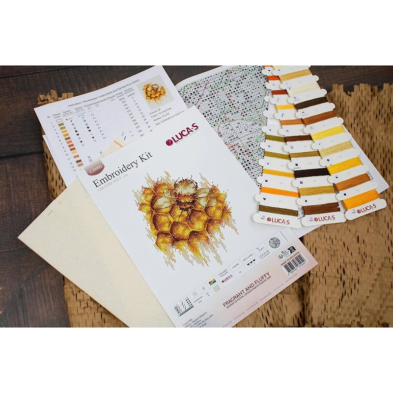 Luca-S Fragrant and Fluffy Counted Cross-Stitch Kit