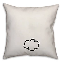 Reversible Bunny Ears & Tail Throw Pillow