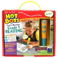 Educational Insights Hot Dots Jr. Let's Master Grade 1 Reading Set with Hot Dots Pen