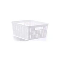Plastic Wicker Storage Basket by Simply Tidy