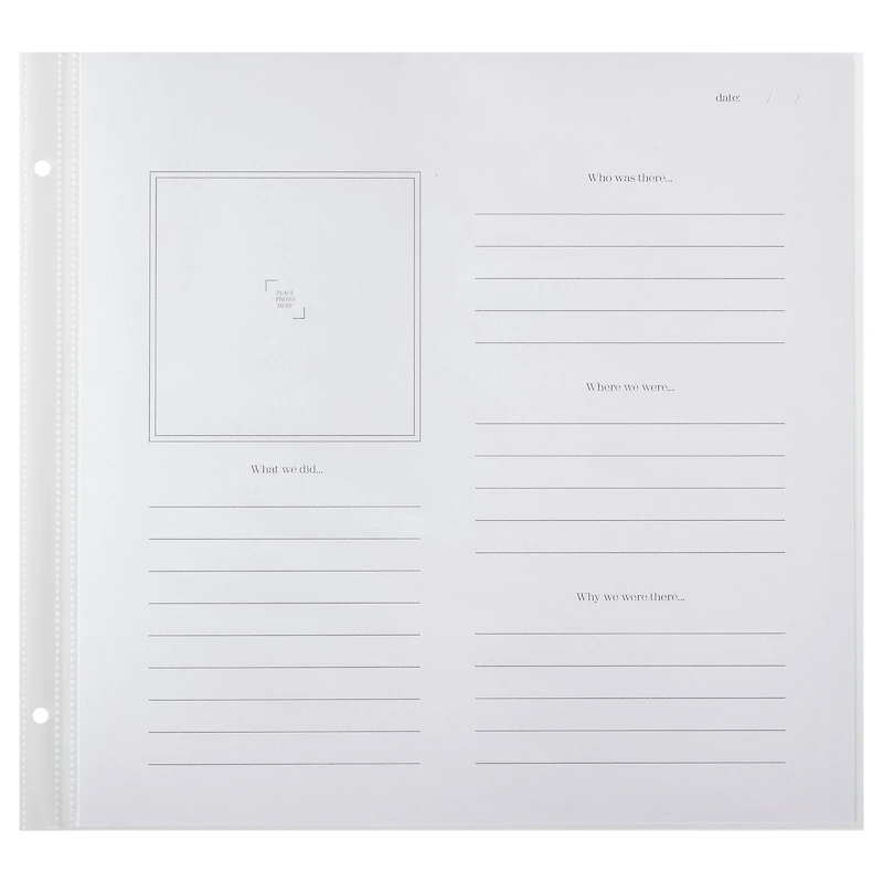12" x 12" Memories & Moments Guided Scrapbook Layouts by Recollections™