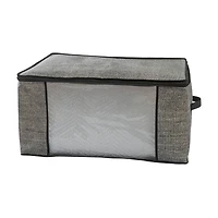 Simplify Black Blanket Storage Bag Set