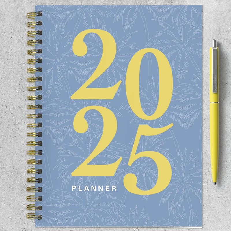 TF Publishing 2025 Medium Italian Sky Weekly Monthly Spiral Planner