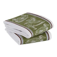 DII® Duck Jacquard Dish Towels, 2ct.