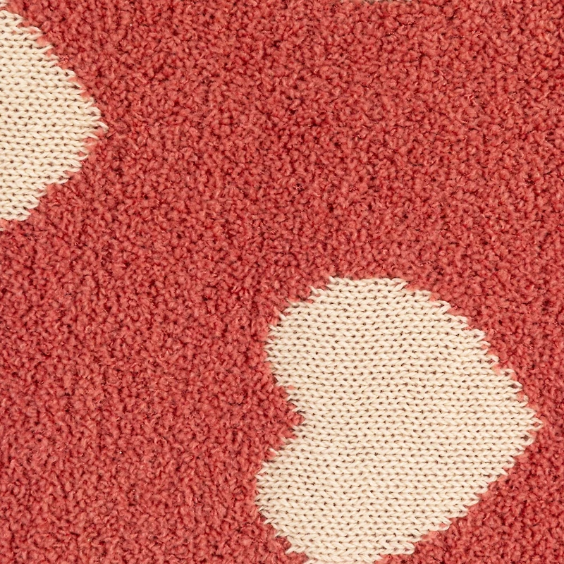 Hello Honey® Pink & White Hearts Cotton Knit Chenille Baby Blanket