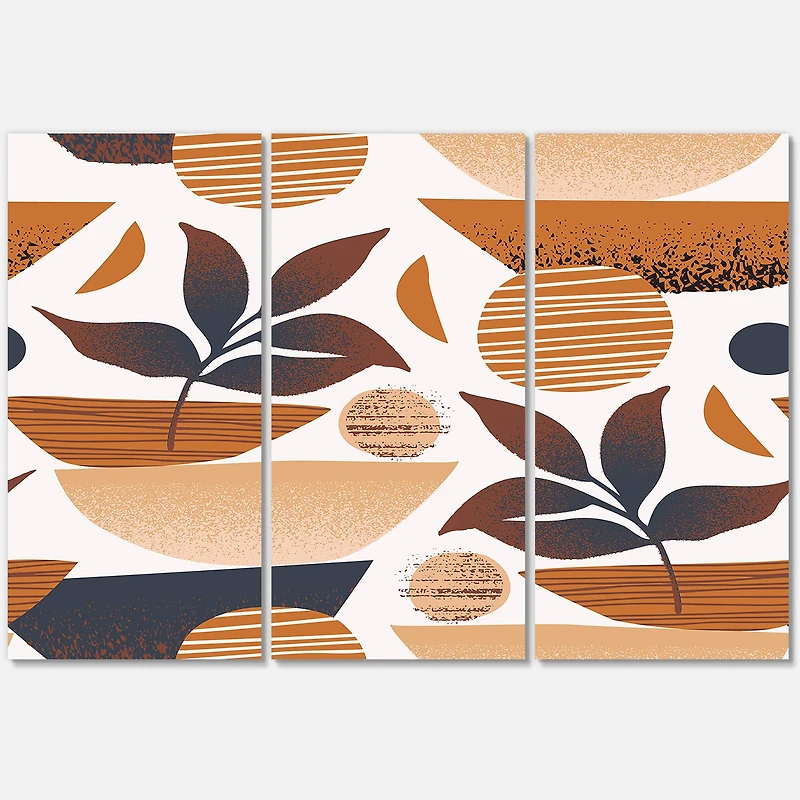 Designart - Tropical Leaf Silhouettes and Shapes I