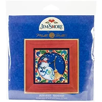 Mill Hill® Jim Shore Snowman Beaded Counted Cross Stitch Kit
