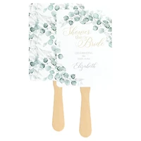 Hortense B. Hewitt Co. Greenery Bridal Shower Favor Fans, 12ct.
