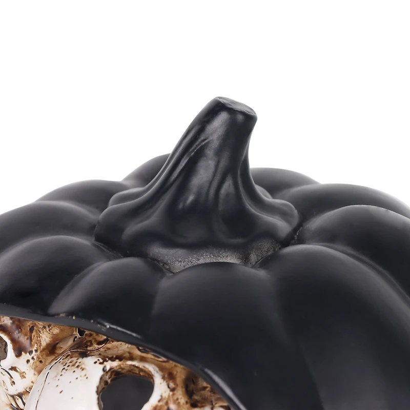 5.75" Skull Pumpkin LED Tabletop Accent by Ashland®