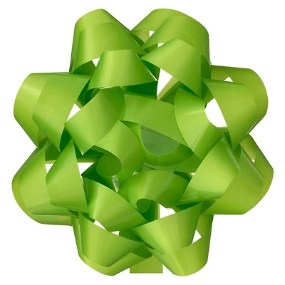 5.75" Lime Lacquer Gift Bow by Celebrate It™