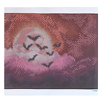 8" x 10" Moon Bats Diamond Art Kit with Magnetic Frame by Make Market®