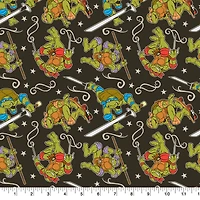 Nickelodeon® Teenage Mutant Ninja Turtles® Toss Cotton Fabric