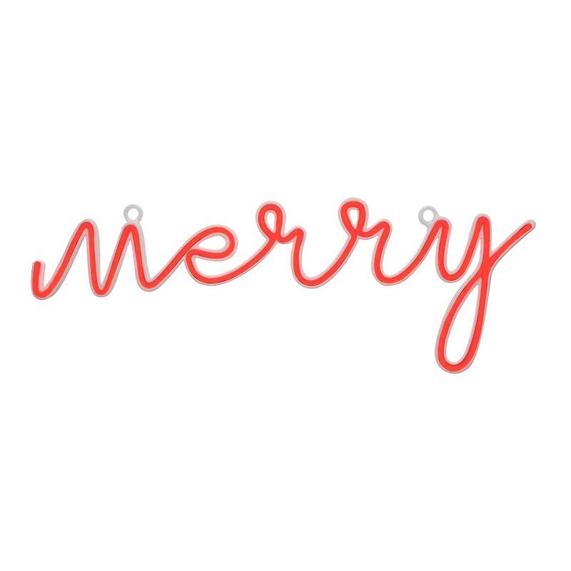 20" Merry Lighted LED Neon Sign by Ashland®