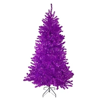 6ft. Unlit Metallic Purple Tinsel Artificial Christmas Tree