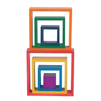 TickiT® Wooden Rainbow Architect Squares