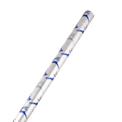 JAM Paper Hopping Reindeer Gift Wrap