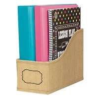 Teacher Created Resources® Burlap Design Book Bin, 3ct.