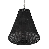 Hello Honey® Rattan Taper Pendant Light