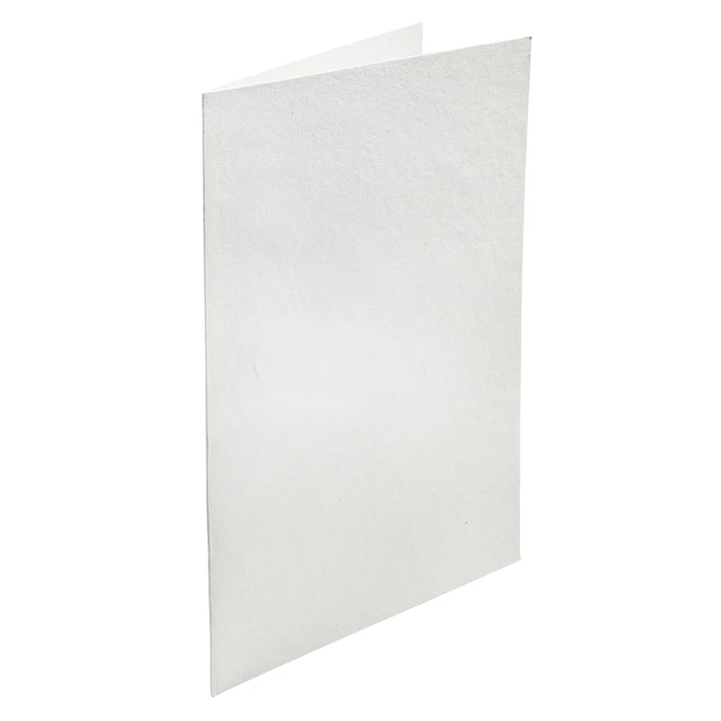 JAM Paper White Metallic Handmade Folders, 100ct.