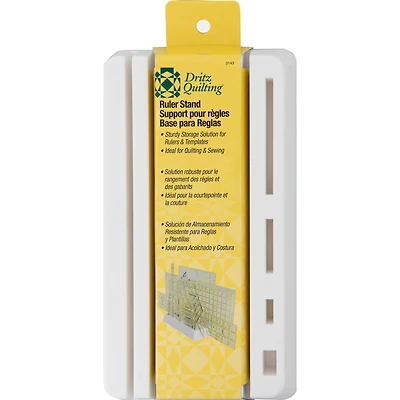 Dritz® White Plastic Ruler & Template Stand